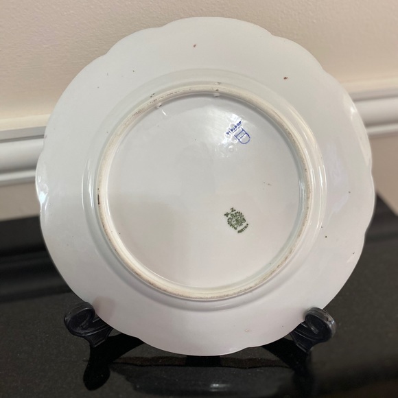 Antique MZ Austria Hand Painted gold Plate - Picture 6 of 6